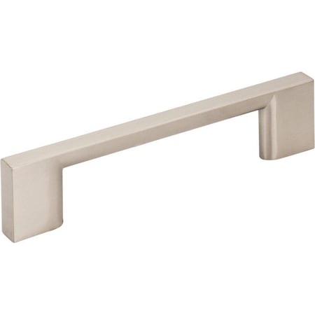 96 Mm Center-to-Center Satin Nickel Square Sutton Cabinet Bar Pull